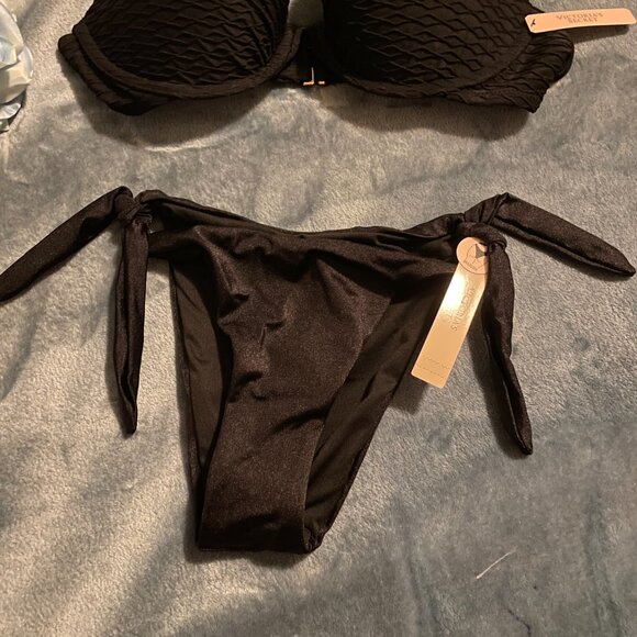 Victoria's Secret, Bikini, Icon Push-up Top, & Tie Side Brazilian Bottoms - Picture 2 of 9